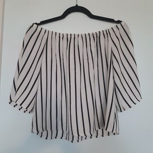 Striped Off the Shoulder
